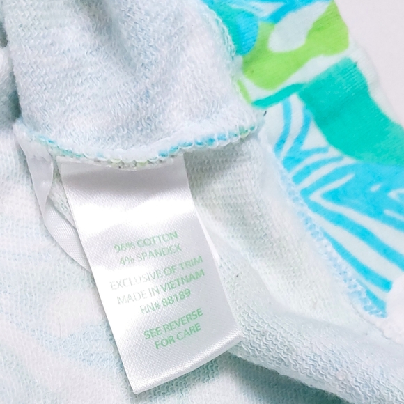 Lilly Pulitzer Skipper Popover Womens XXS Kangeroo Pocket Pullover Zip Jacket - Picture 5 of 6